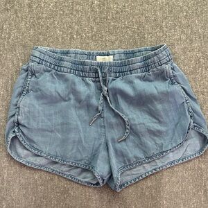 H&M Light Blue Drawstring Shorts